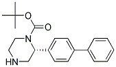 (R)-2-BIPHENYL-4-YL-PIPERAZINE-1-CARBOXYLIC ACID TERT-BUTYL ESTER Struktur