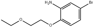 5-BROMO-2-(2-ETHOXYETHOXY)ANILINE Struktur