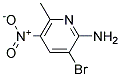 3-BROMO-6-METHYL-5-NITRO-PYRIDIN-2-YLAMINE Struktur