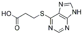 3-(9H-PURIN-6-YLTHIO)PROPANOIC ACID Struktur