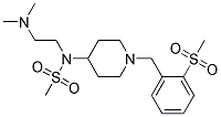 N-[2-(DIMETHYLAMINO)ETHYL]-N-(1-[2-(METHYLSULFONYL)BENZYL]PIPERIDIN-4-YL)METHANESULFONAMIDE Struktur