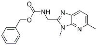 (3,5-DIMETHYL-3H-IMIDAZO[4,5-B]PYRIDIN-2-YLMETHYL)-CARBAMIC ACID BENZYL ESTER Struktur