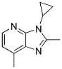 3-CYCLOPROPYL-2,7-DIMETHYL-3H-IMIDAZO[4,5-B]PYRIDINE Struktur