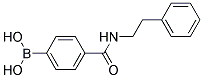 4-(PHENETHYLCARBAMOYL)PHENYLBORONIC ACID Struktur