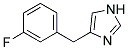 4-(3-FLUORO-BENZYL)-1H-IMIDAZOLE Struktur