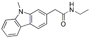 N-ETHYL-2-(9-METHYL-9H-CARBAZOL-2-YL)-ACETAMIDE Struktur