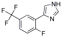 4-(2-FLUORO-5-TRIFLUOROMETHYL-PHENYL)-1H-IMIDAZOLE Struktur