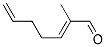 (E)-2-METHYL-HEPTA-2,6-DIENAL Struktur