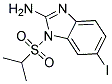 6-IODO-1-(PROPANE-2-SULFONYL)-1H-BENZO-IMIDAZOL-2-YLAMINE Struktur
