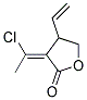 3-[1-CHLORO-ETH-(E)-YLIDENE]-4-VINYL-DIHYDRO-FURAN-2-ONE Struktur