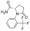 5-OXO-N-[2-(TRIFLUOROMETHYL)PHENYL]PROLINAMIDE Struktur