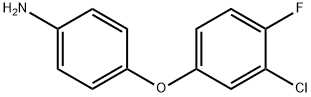 4-(3-CHLORO-4-FLUOROPHENOXY)ANILINE Struktur