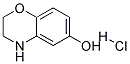 3,4-DIHYDRO-2H-BENZO[1,4]OXAZIN-6-OL HYDROCHLORIDE Struktur