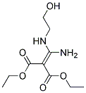 DIETHYL (AMINO[(2-HYDROXYETHYL)AMINO]METHYLENE)MALONATE Struktur