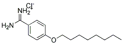 AMINO[4-(OCTYLOXY)PHENYL]METHANIMINIUM CHLORIDE Struktur