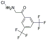 3,5-BIS(TRIFLUOROMETHYL)PHENACYLAMINE HYDROCHLORIDE Struktur