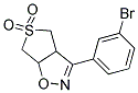 3-(3-BROMO-PHENYL)-3A,4,6,6A-TETRAHYDRO-THIENO[3,4-D]ISOXAZOLE 5,5-DIOXIDE Struktur