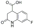 7-FLUORO-2-OXO-1,2,3,4-TETRAHYDROQUINOLINE-4-CARBOXYLIC ACID Struktur