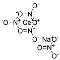 Sodium cerium nitrate Struktur