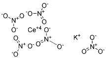 Potassium ceric nitrate Struktur