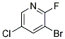 3-BROMO-2-FLUORO-5-CHLOROPYRIDINE