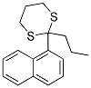 3-(2-NAPHTHALEN-1-YL-[1,3]DITHIAN-2-YL)-PROPAN Struktur