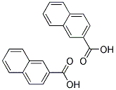 2-NAPHTHOIC ACID, (NAPHTHALENE-2-CARBOXYLIC ACID) Struktur