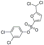 3,4-DICHLOROPHENYL 5-(DICHLOROMETHYL)FURAN-2-SULFONATE, TECH Struktur