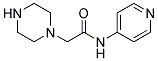 2-(PIPERAZIN-1-YL)ACETIC ACID N-(4-PYRIDYL)AMIDE Struktur