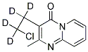 3-(2-CHLOROETHYL-D4)-2-METHYL-4H-PYRIDO[1,2-A]PYRIMIDIN-4-ONE Struktur