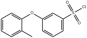 3-(2-METHYLPHENOXY)BENZENESULPHONYL CHLORIDE Struktur