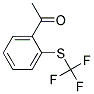 2'-(TRIFLUOROMETHYLTHIO)ACETOPHENON Struktur