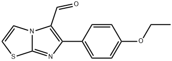 6-(4-ETHOXYPHENYL)IMIDAZO[2,1-B][1,3]THIAZOLE-5-CARBALDEHYDE Struktur