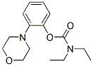 DIETHYL-CARBAMIC ACID 2-MORPHOLIN-4-YL-PHENYL ESTER Struktur