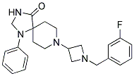 8-[1-(3-FLUOROBENZYL)AZETIDIN-3-YL]-1-PHENYL-1,3,8-TRIAZASPIRO[4.5]DECAN-4-ONE Struktur