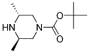 (3R,5R)-3,5-DIMETHYL-PIPERAZINE-1-CARBOXYLIC ACID TERT-BUTYL ESTER Struktur