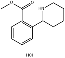 METHYL 2-(PIPERIDIN-2-YL)BENZOATE HYDROCHLORIDE Struktur