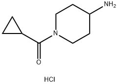 (4-AMINO-PIPERIDIN-1-YL)-CYCLOPROPYL-METHANONE HCL Struktur