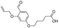 5-(3-ALLYLOXY-4-FORMYL-PHENOXY)-PENTANOIC ACID Struktur