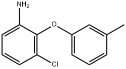 3-CHLORO-2-(3-METHYLPHENOXY)ANILINE Struktur