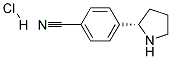 (S)-4-(PYRROLIDIN-2-YL)BENZONITRILE HYDROCHLORIDE Struktur