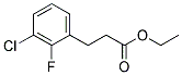 3-(3-CHLORO-2-FLUORO-PHENYL)-PROPIONIC ACID ETHYL ESTER Struktur