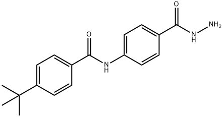 4-TERT-BUTYL-N-(4-HYDRAZINOCARBONYL-PHENYL)-BENZAMIDE Struktur