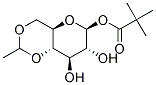 4,6-O-ETHYLIDENE-1-O-PIVALOYL-BETA-D-GLUCOPYRANOSE Struktur