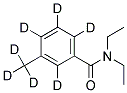 N,N-DIETHYL-3-METHYL-D3-BENZAMIDE-2,4,5,6-D4 Struktur