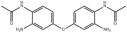 N-[4-(4-ACETYLAMINO-3-AMINO-PHENOXY)-2-AMINO-PHENYL]-ACETAMIDE Struktur