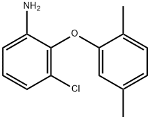 3-CHLORO-2-(2,5-DIMETHYLPHENOXY)ANILINE Struktur