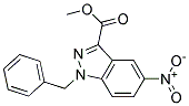 METHYL 1-BENZYL-5-NITROINDAZOLYL-3-CARBOXYLATE Struktur