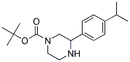 3-(4-ISOPROPYL-PHENYL)-PIPERAZINE-1-CARBOXYLIC ACID TERT-BUTYL ESTER Struktur