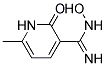 N-HYDROXY-6-METHYL-2-OXO-1,2-DIHYDRO-PYRIDINE-3-CARBOXAMIDINE Struktur